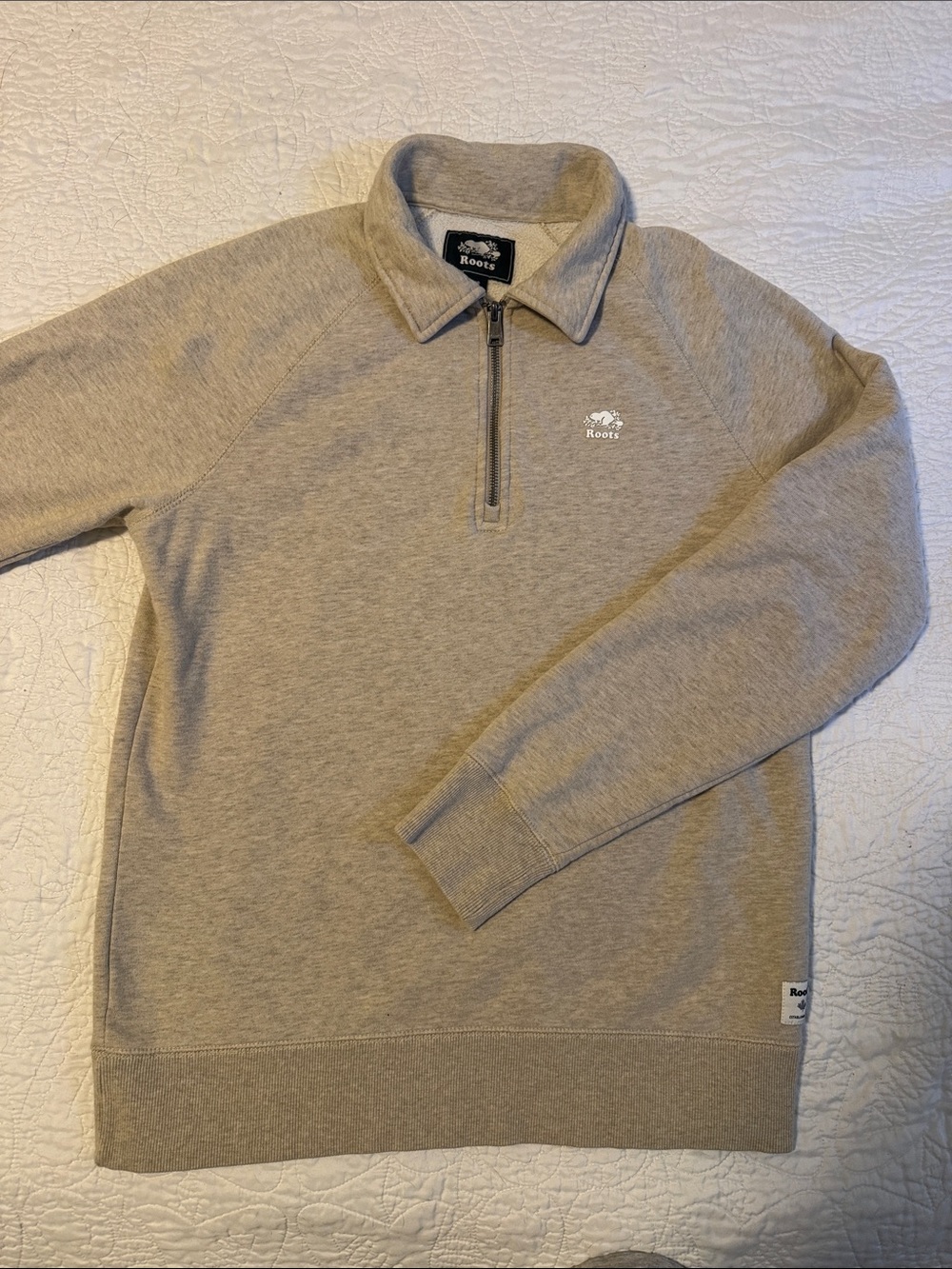 Roots Men's Half-Zip Pullover Sweater